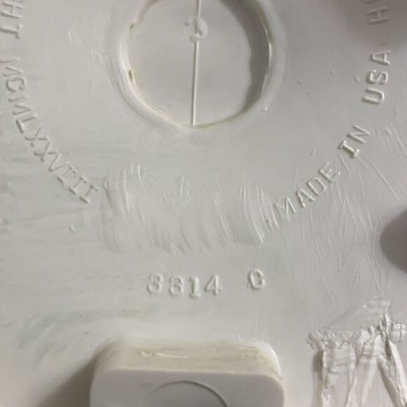 Vintage Homco Painted Green Rattan Look
Plastic Towel Rack Holder 3314 - Picture 11 of 17